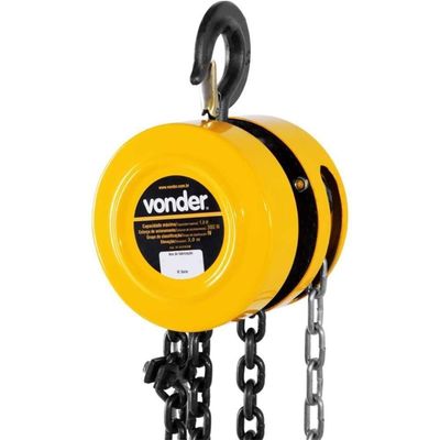 Talha Manual 1,0 Ton Elev 3,0 M - Vonder