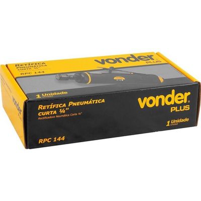 Retífica Reta Pneumática Curta 1-4 Rrp144 - Vonder Plus