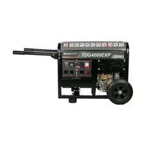 Gerador Diesel 3,3 Kva Monofásico Bivolt 115-230v Partida Elétrica Tdg4000exp Toyama