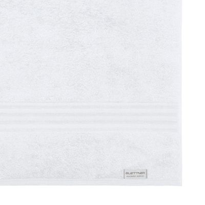 Jogo De Toalha Buettner 5 Peças Algodão Egípcio Platine Color Branco