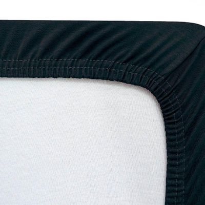 Lençol Avulso Buettner Solteiro Malha 100% Algodão Image Com Elástico Preto