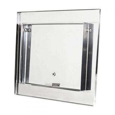 Visor De água Em Inox Escovado Design Moderno Clean