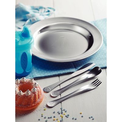 Conjunto Talheres Infantil Tramontina Le Petit Menino Inox - 3 Peças