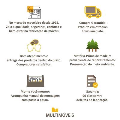 Paneleiro 2 Portas Para Forno E Microondas Veneza Gb Fg3679 Preto