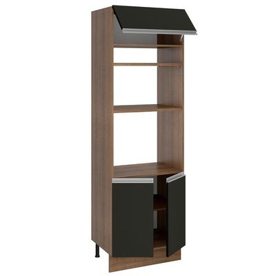 Torre Quente 3 Portas Glamy Rustic e preto Madesa