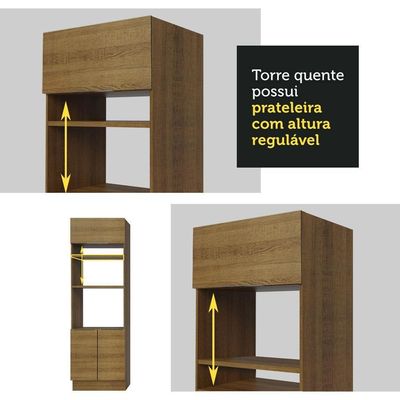 Cozinha Completa Stella com Armário e Balcão Madesa