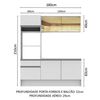 Cozinha Compacta Diamante Madesa