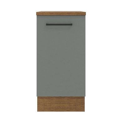 Balcão Madesa Agata 40 Cm 1 Porta Rustic Cinza