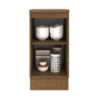 Balcão Madesa Agata 40 Cm 1 Porta Rustic Cinza