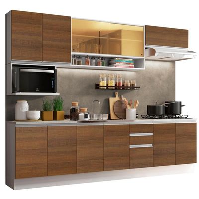 Cozinha Completa Genova Armário e Balcão Rustic Madesa