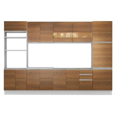Cozinha Completa Glamy Olímpia Amadeirado Rustic Madesa