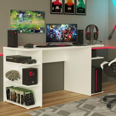 Mesa Para Computador Gamer Branco