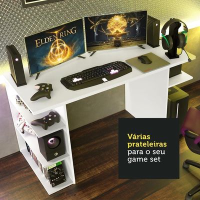 Mesa Para Computador Gamer Branco