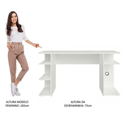 Mesa Para Computador Gamer Branco