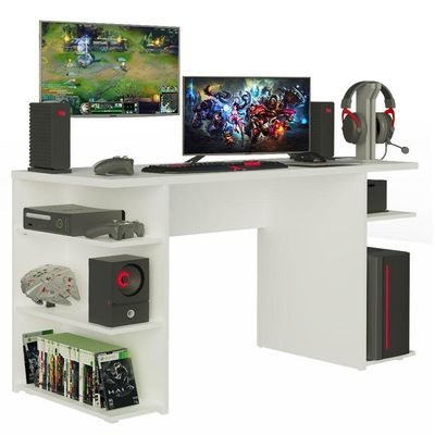 Mesa Para Computador Gamer Branco