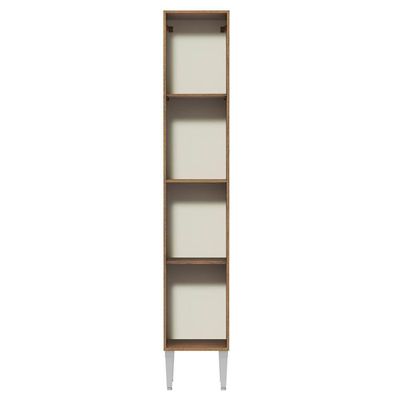 Paneleiro 2 Portas Emilly Rustic e Preto Madesa