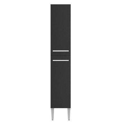 Paneleiro 2 Portas Emilly Rustic e Preto Madesa