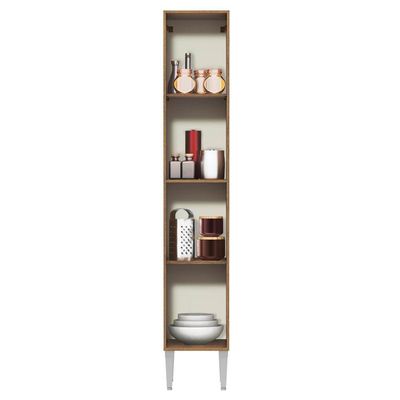 Paneleiro 2 Portas Emilly Rustic e Preto Madesa