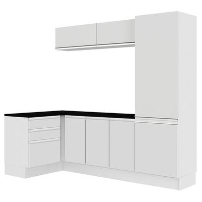 Kit Área de Serviço Acordes Glamy 100% MDF Branco Madesa