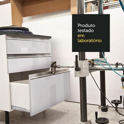Kit Área de Serviço Acordes Glamy 100% MDF Branco Madesa