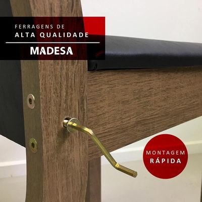 Conjunto Sala de Jantar Miriam com 6 Cadeiras Madesa