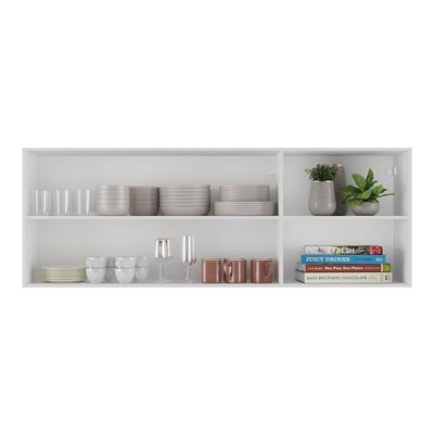 Armário De Cozinha Aéreo 150cm Gw Mp3741 Branco
