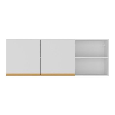 Armário De Cozinha Aéreo 150cm Gw Mp3741 Branco
