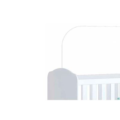 Berço Infantil Bala de Menta 3 em 1 (2 Un) Branco - Henn