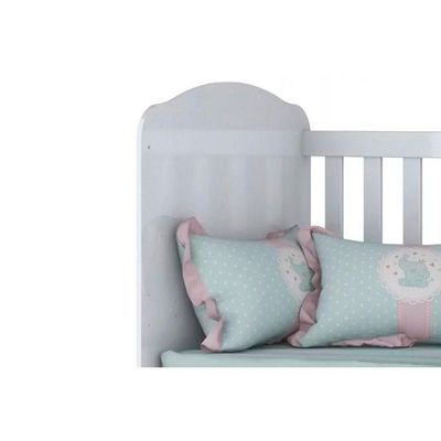 Berço Infantil Bala de Menta 3 em 1 (2 Un) Branco - Henn