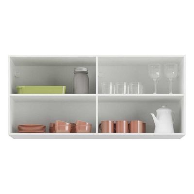 Armário De Cozinha Multimóveis Veneza 120 Cm 2 Portas Branco