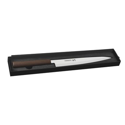 Faca Yanagiba Tramontina Sushi Com Lâmina Em Aço Inox E Cabo De Nylon 9" Tramontina