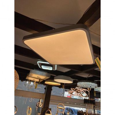 Dinamica Plafon Dcx02320 49cm 120w 3000k-6000k Prata Quad