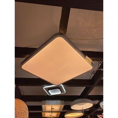 Dinamica Plafon Dcx02320 49cm 120w 3000k-6000k Prata Quad