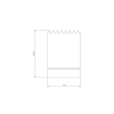 Serra Copo Bi-Metalica 30 mm 1.3/16" Tramontina com Dentes em Aço Rapido HSS