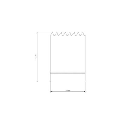 Serra Copo Bi-Metalica 57 mm 2.1/4" Tramontina com Dentes em Aço Rapido HSS