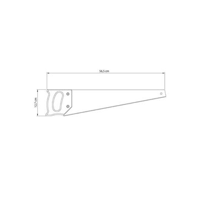 Serrote Tramontina Utility 20" com 7 Dentes por Polegada Lamina em Aço Especial e Cabo de Madeira