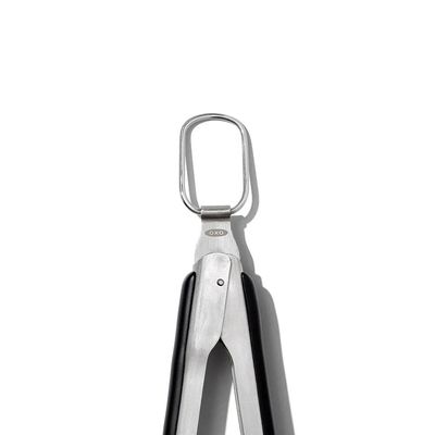 Jogo de pinça e espátula para churrasco em Inox OXO 2 peças prata