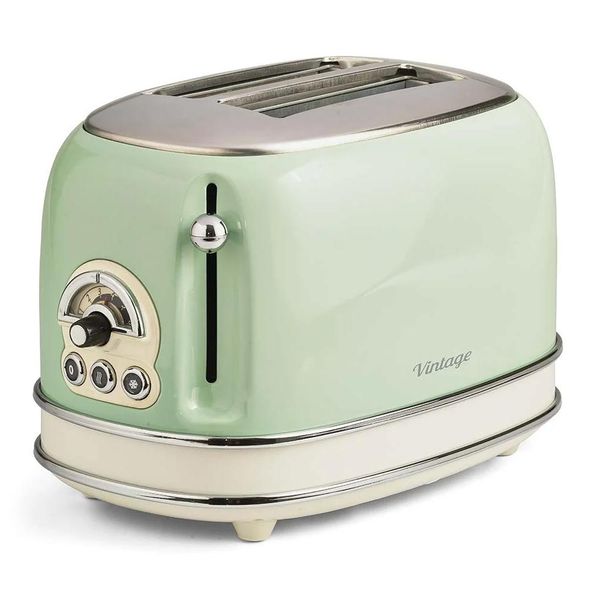 Torradeira Ariete 155 Vintage verde desligamento automático 750w 220 volts