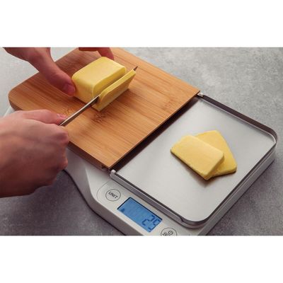 Balança Digital para Cozinha  Tramontina Adatto com Tábua de Corte