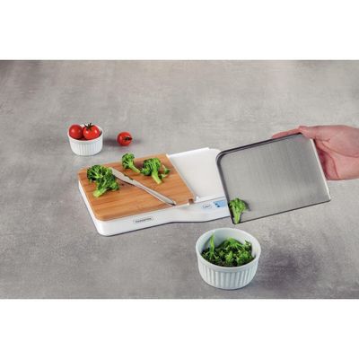 Balança Digital para Cozinha  Tramontina Adatto com Tábua de Corte