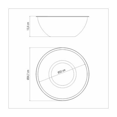 Bowl Tramontina Cucina Preparo em Aço Inox 32 cm 8 L