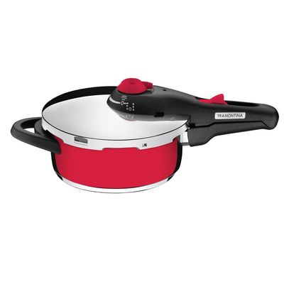 Panela de Pressão Tramontina Solar Inox Fundo Triplo 22cm 3L