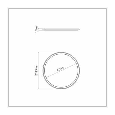 Anel de Vedação para Panela de Pressão Tramontina Allegra em Silicone 22 cm