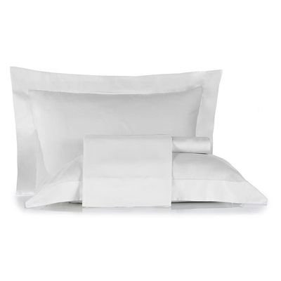 Jogo de Cama 100% Algodão Casal Liso 200 Fios Nova América Branco