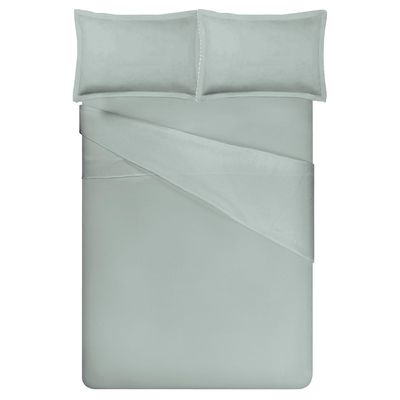 Jogo de Cama 100% Algodão Casal Liso 200 Fios Nova América Verde