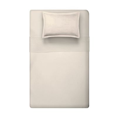 Jogo de Cama 100% algodão Solteiro Liso 200 Fios Nova América Pérola