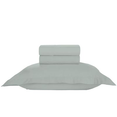 Jogo de Cama 100% algodão Solteiro Liso 200 Fios Nova América Verde
