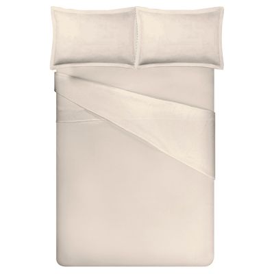 Jogo de Cama 100% algodão Queen Size Liso 200 Fios Nova América Pérola