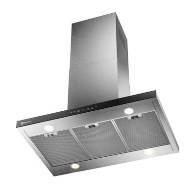 Coifa de Ilha Electrolux 90cm Inox Experience com Inteligência Artificial e Alto Poder Sucção (CE9IF) 220V