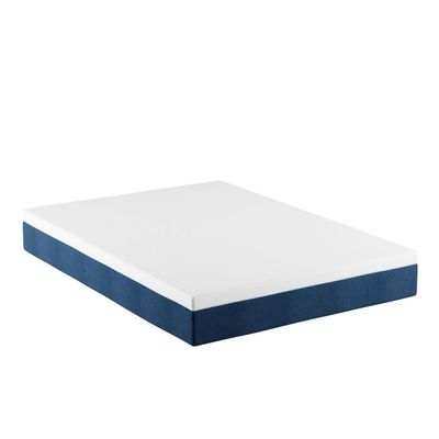 Colchão Queen Mola Ensacada Guldi Firme (25x158x198) Azul e Branco